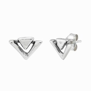 NWT Silpada Sterling Silver Cosmic World Stud Earrings